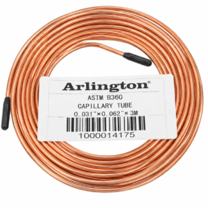 Tubo Capilar de Cobre para Expansión - 0.031" (0.78 mm) x 3 Metros - Alta Precisión