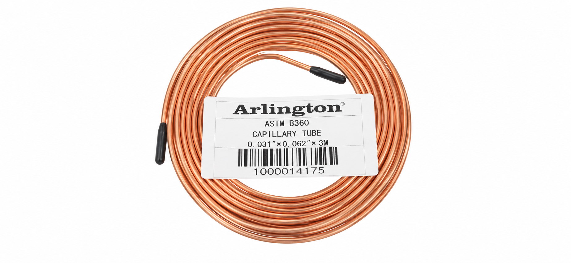 Tubo Capilar de Cobre para Expansión - 0.031" (0.78 mm) x 3 Metros - Alta Precisión