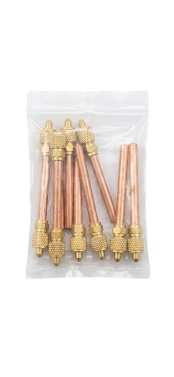 Válvulas de Acceso/ Toma de Servicio 1/4" con Tubo de Cobre