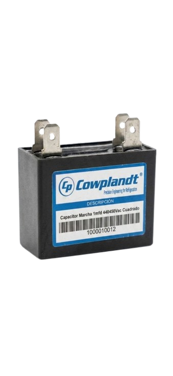 Capacitor de Marcha Cowplandt 1µF 450VAC - Para Motor de Unidad Interior