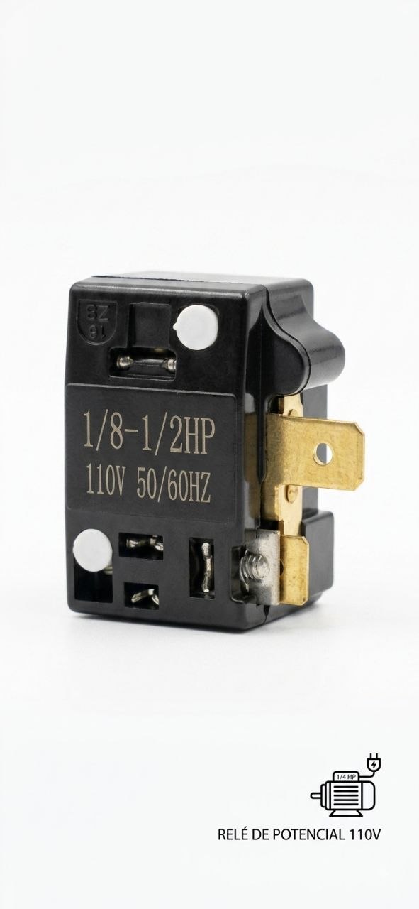 Protector Térmico para Compresor de 1/8 a 1/2 HP - 110V/120V