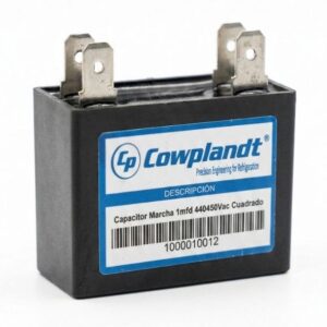 Capacitor de Marcha Cowplandt 1µF 450VAC - Para Motor de Unidad Interior